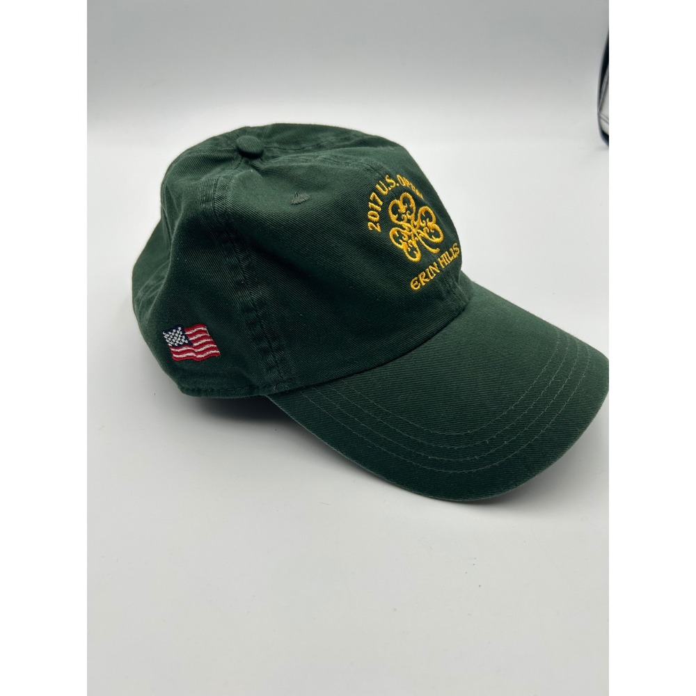 Ahead 2017 U.S. Open Erin Hills Golf Hat Green Adjustable Strapback Cap